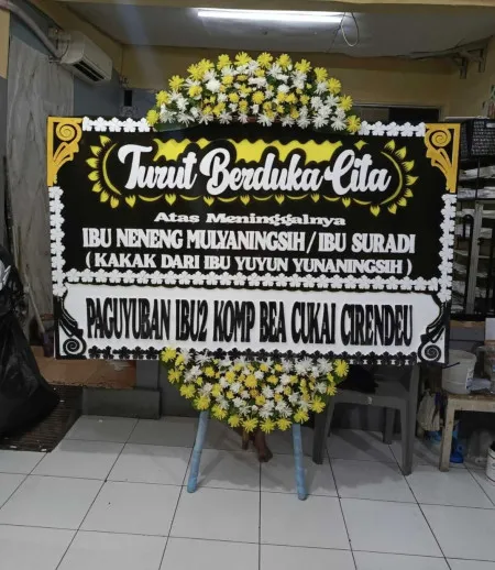 Papan Bunga Duka Cililitan